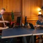 Creative business team working together at office